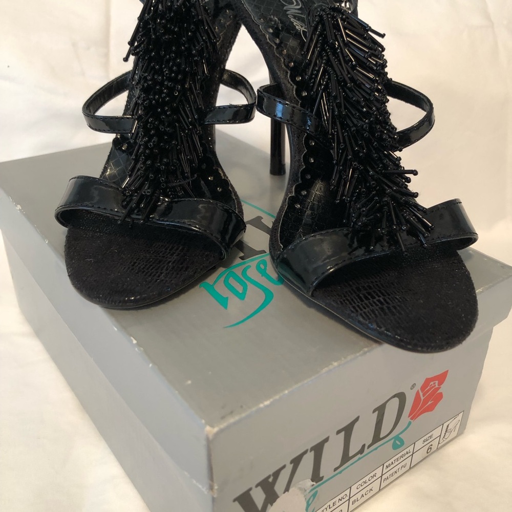Wild Rose Strappy Heels